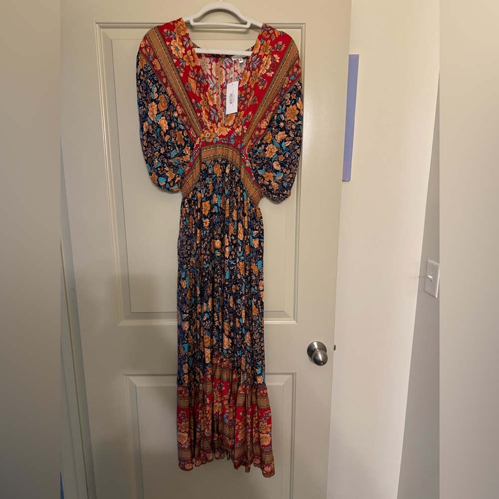 Baltic Born Multicolor Floral Maxi Dress